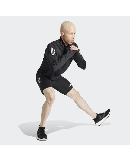 Sweatshirt de Homem Own The Run Half-Zip Preto-5
