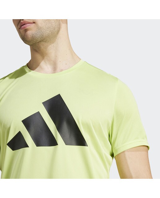 T-shirt de homem Run It adidas Verde-3