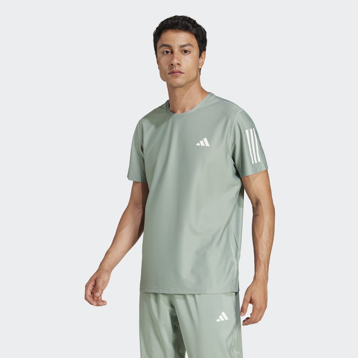 T-shirt de Homem Own the Run Verde-1