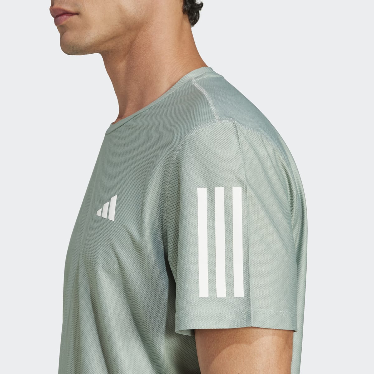 T-shirt de Homem Own the Run Verde-2
