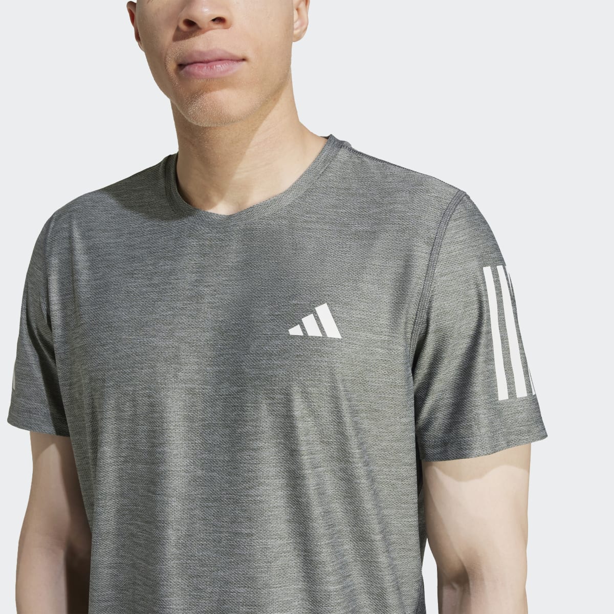 T-shirt de Homem Own the Run Cinzento-3