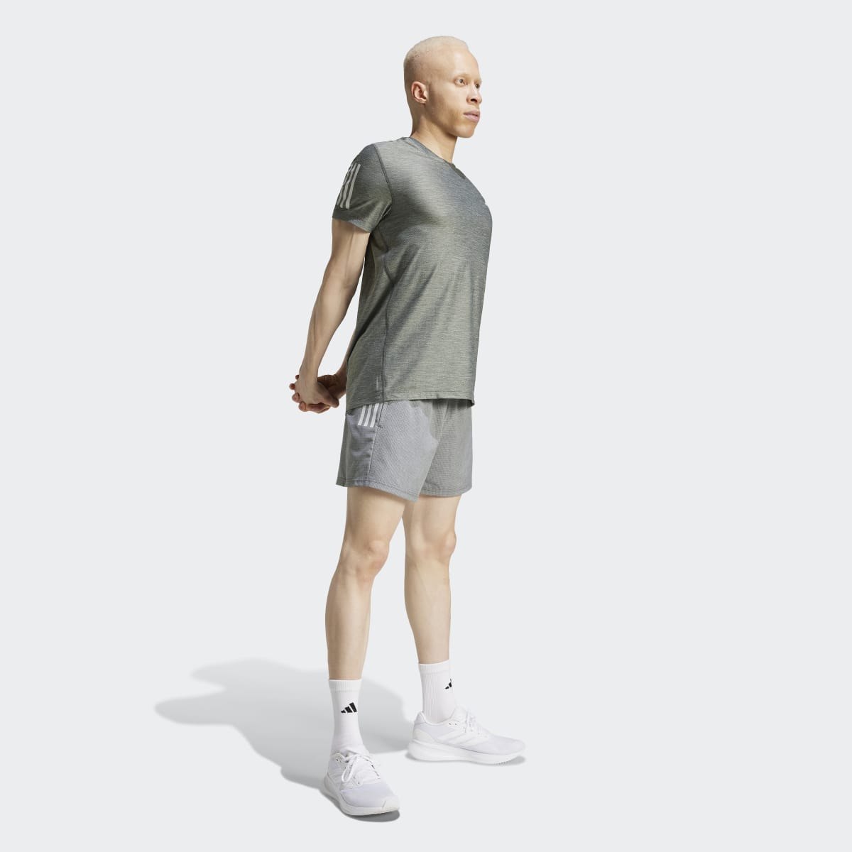 T-shirt de Homem Own the Run Cinzento-4