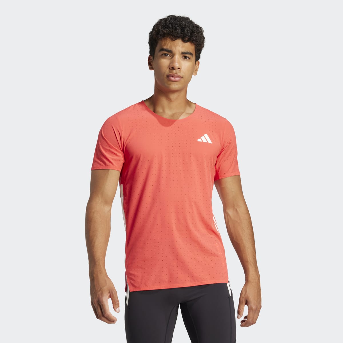 T-shirt de Homem Adizero Running Vermelho-1
