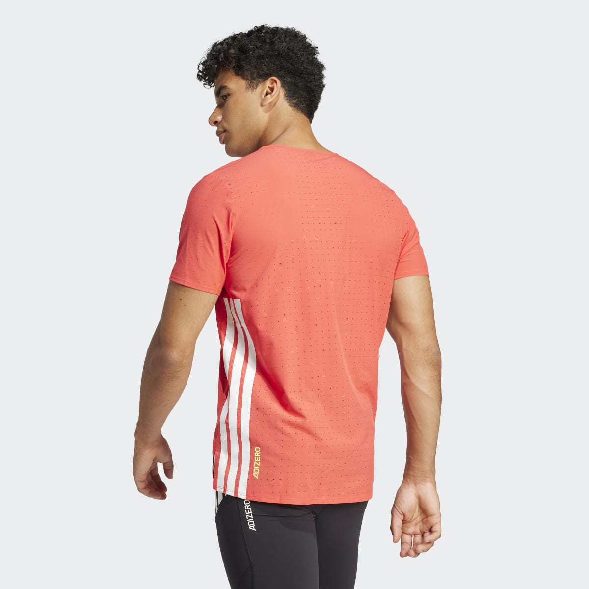 T-shirt de Homem Adizero Running Vermelho-2