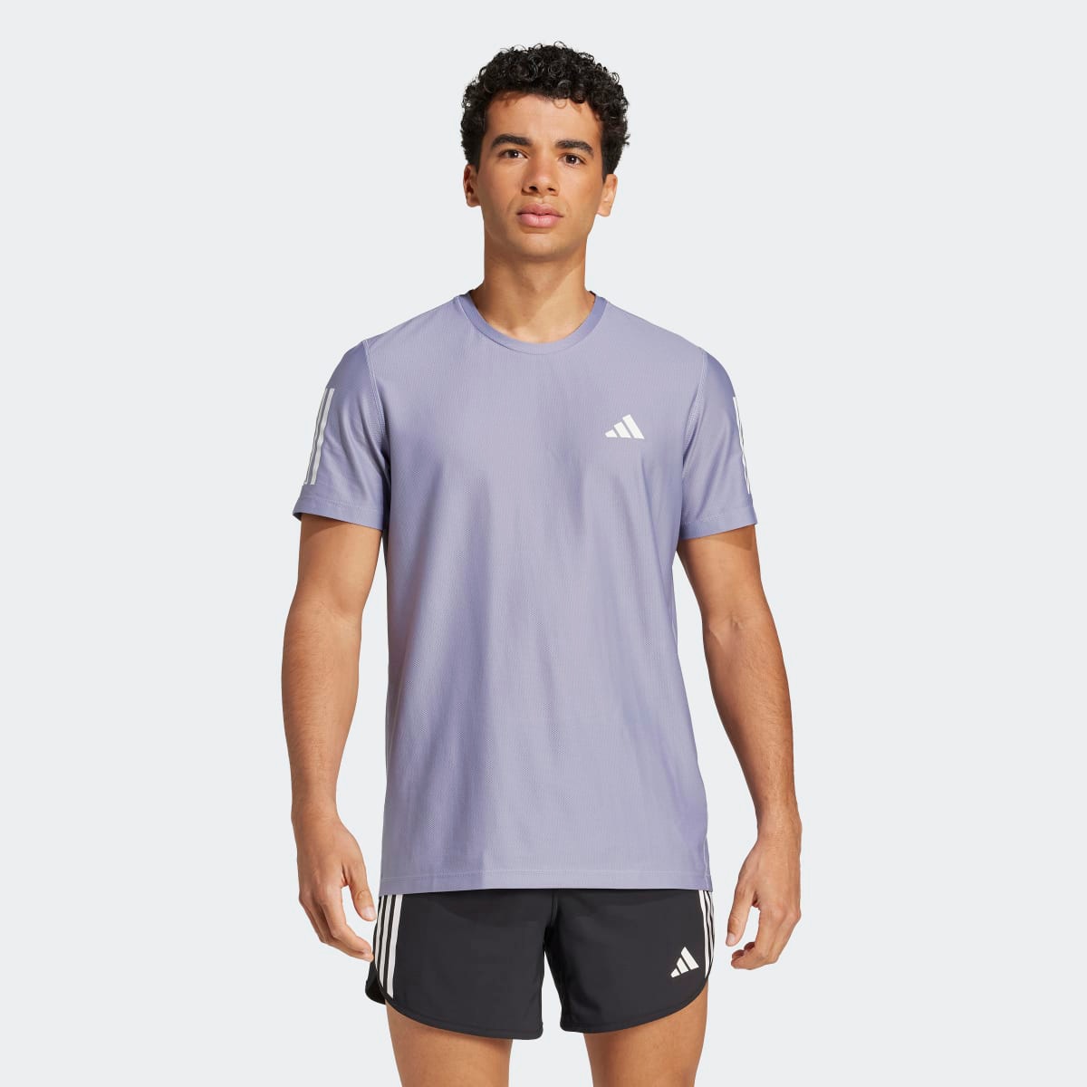 T-shirt de Homem Own the Run Violeta-1