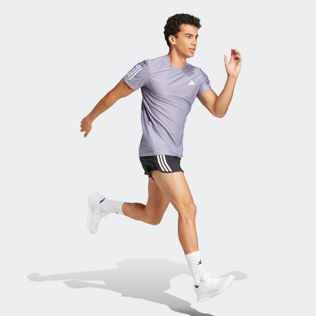 T-shirt de Homem Own the Run Violeta-5