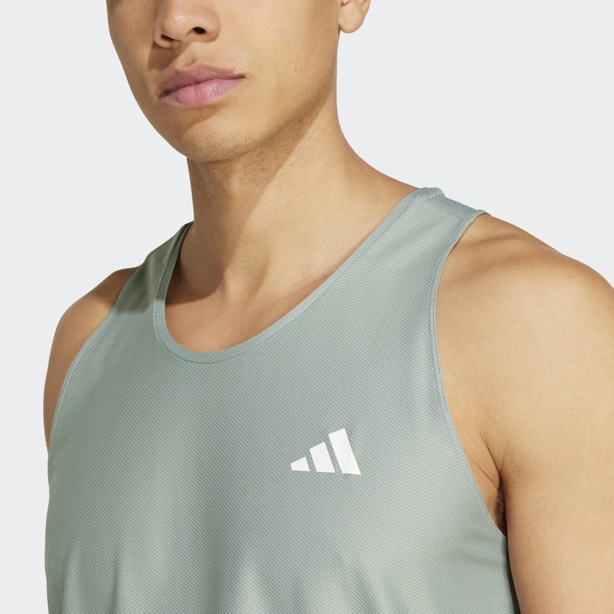 T-shirt de Homem sem Mangas Own the Run Verde-3