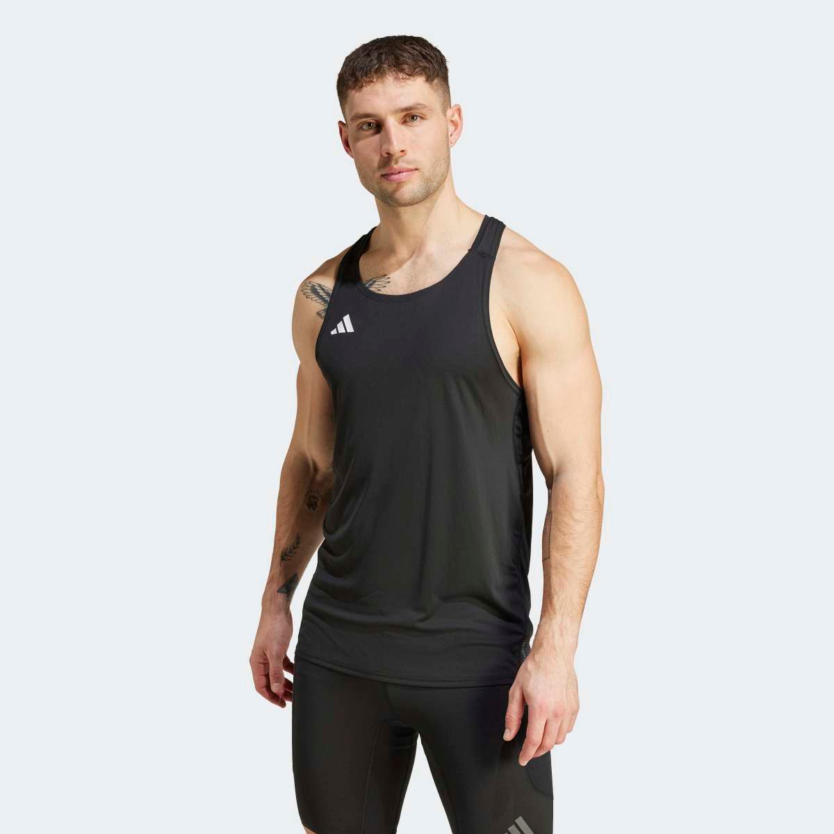 T-shirt de Homem Adizero Essentials Running Preto-1