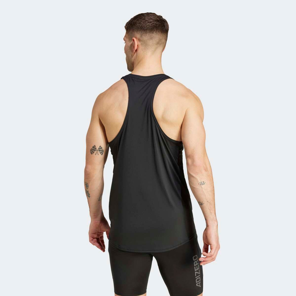T-shirt de Homem Adizero Essentials Running Preto-2
