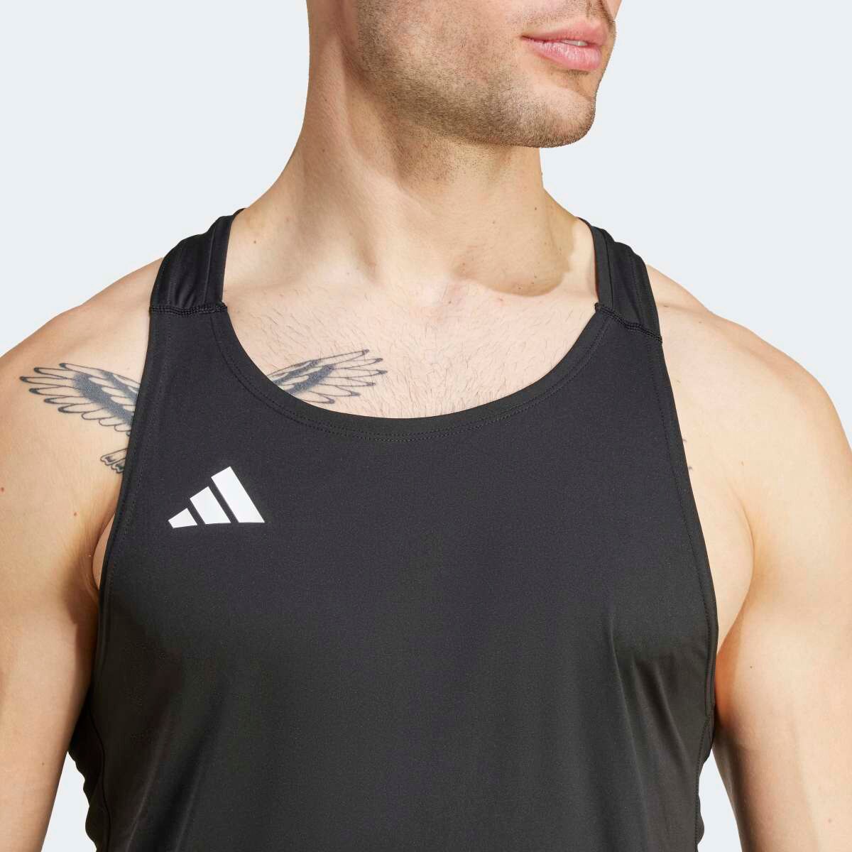 T-shirt de Homem Adizero Essentials Running Preto-3