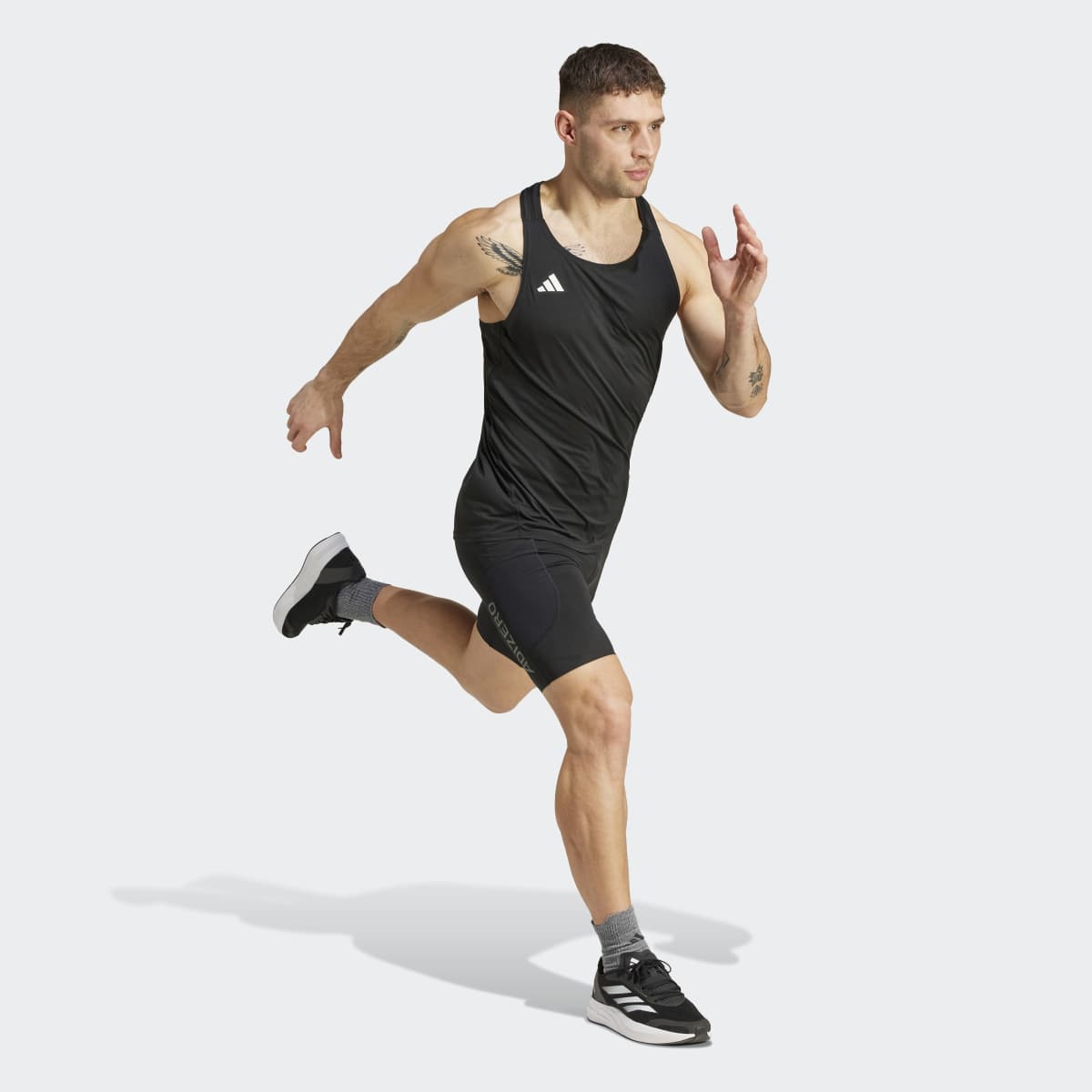 T-shirt de Homem Adizero Essentials Running Preto-4