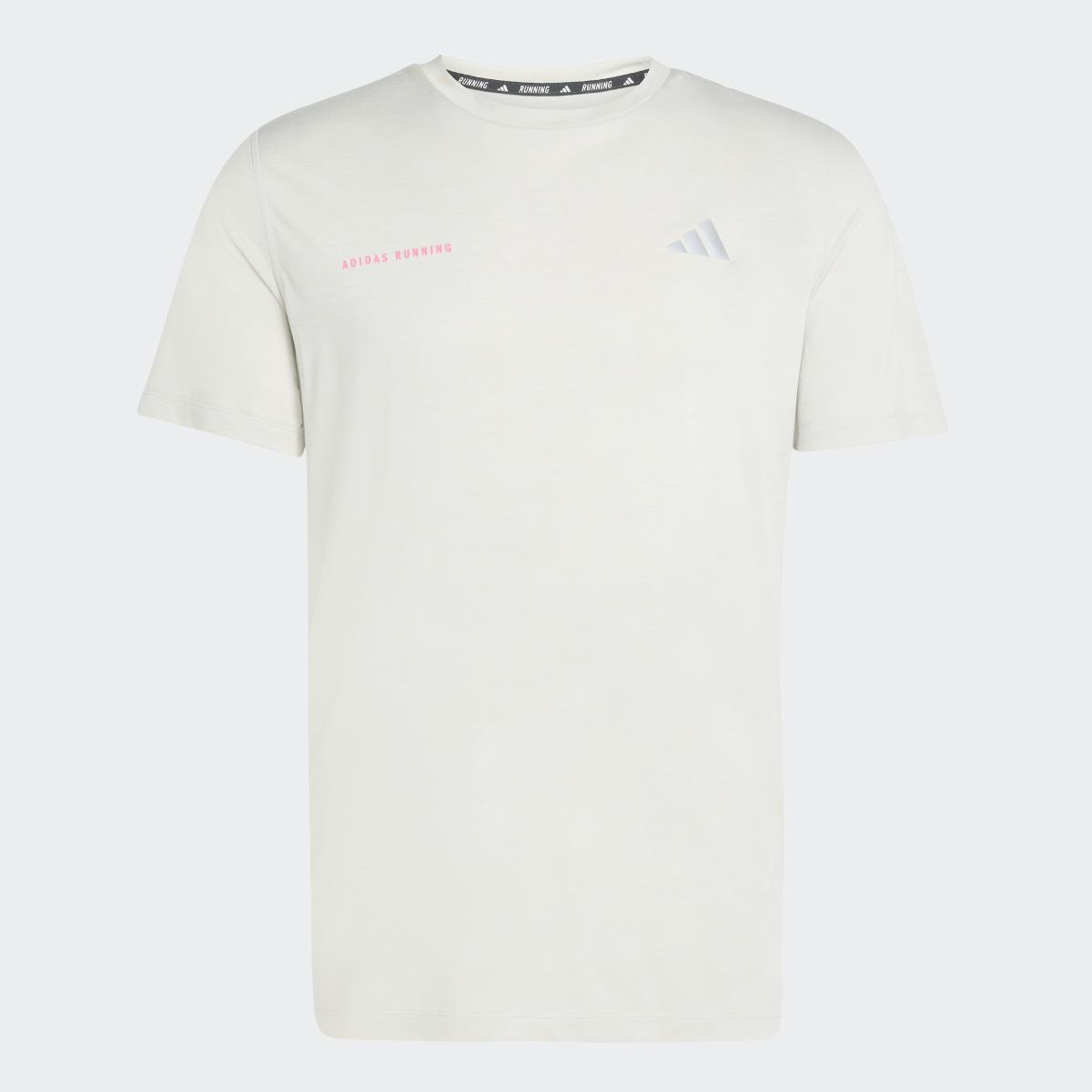 T-shirt de Homem Own The Run Melange Cinzento-6