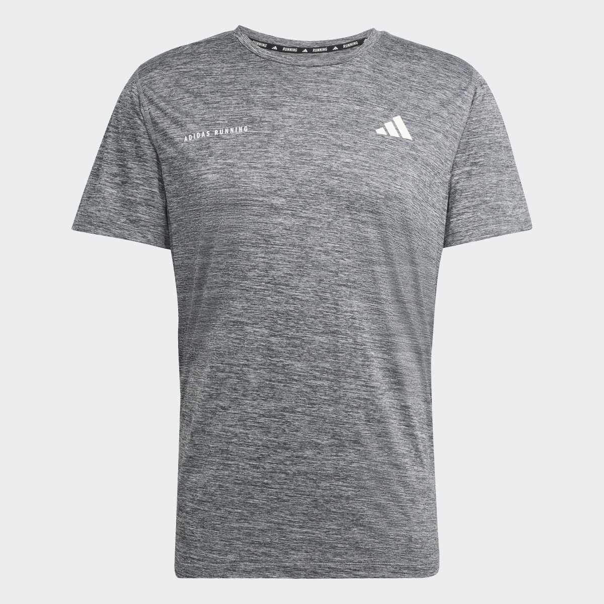 T-shirt de Homem Own The Run Melange Cinzento-7