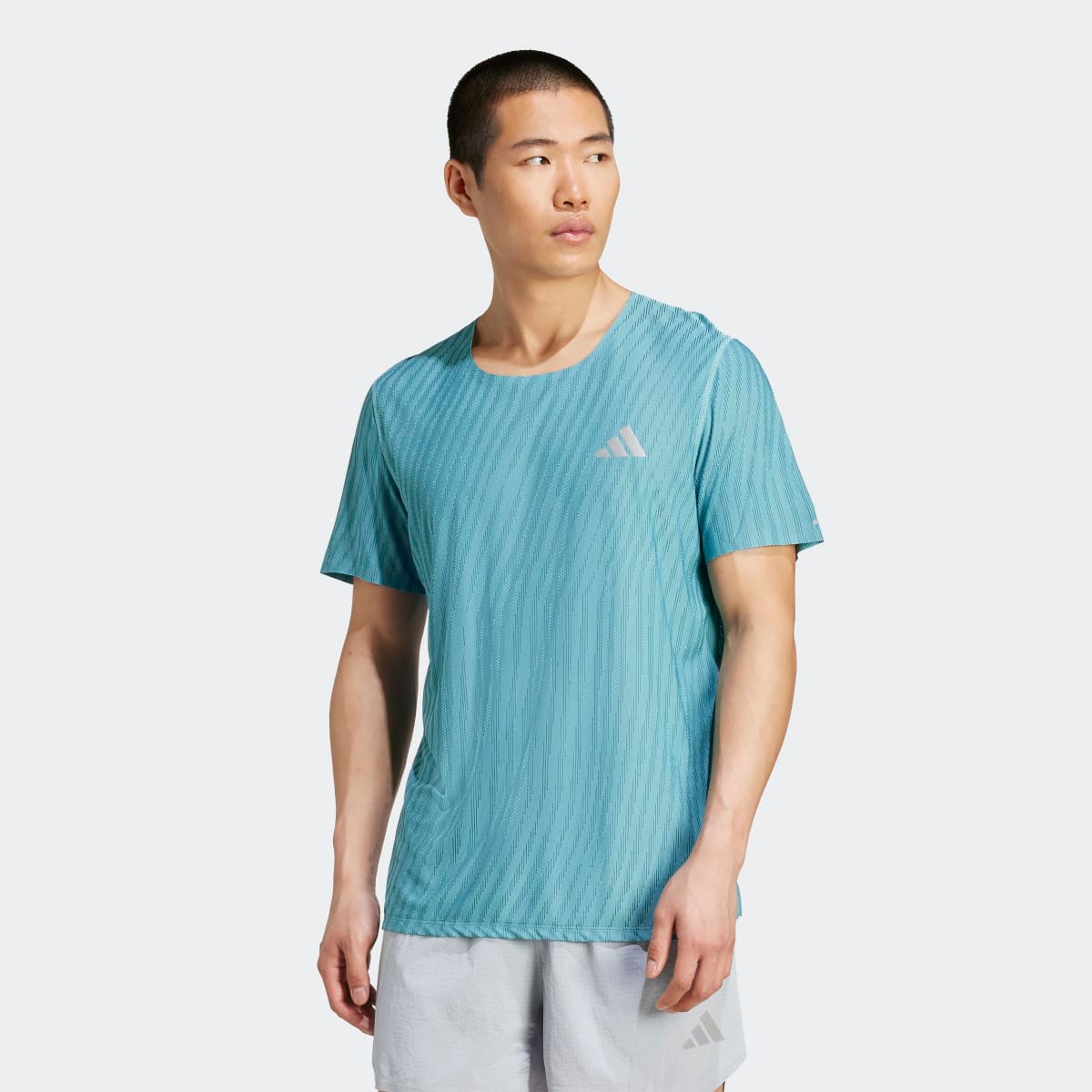 T-shirt de Homem Adi365 Running Climacool+ Turquesa-1