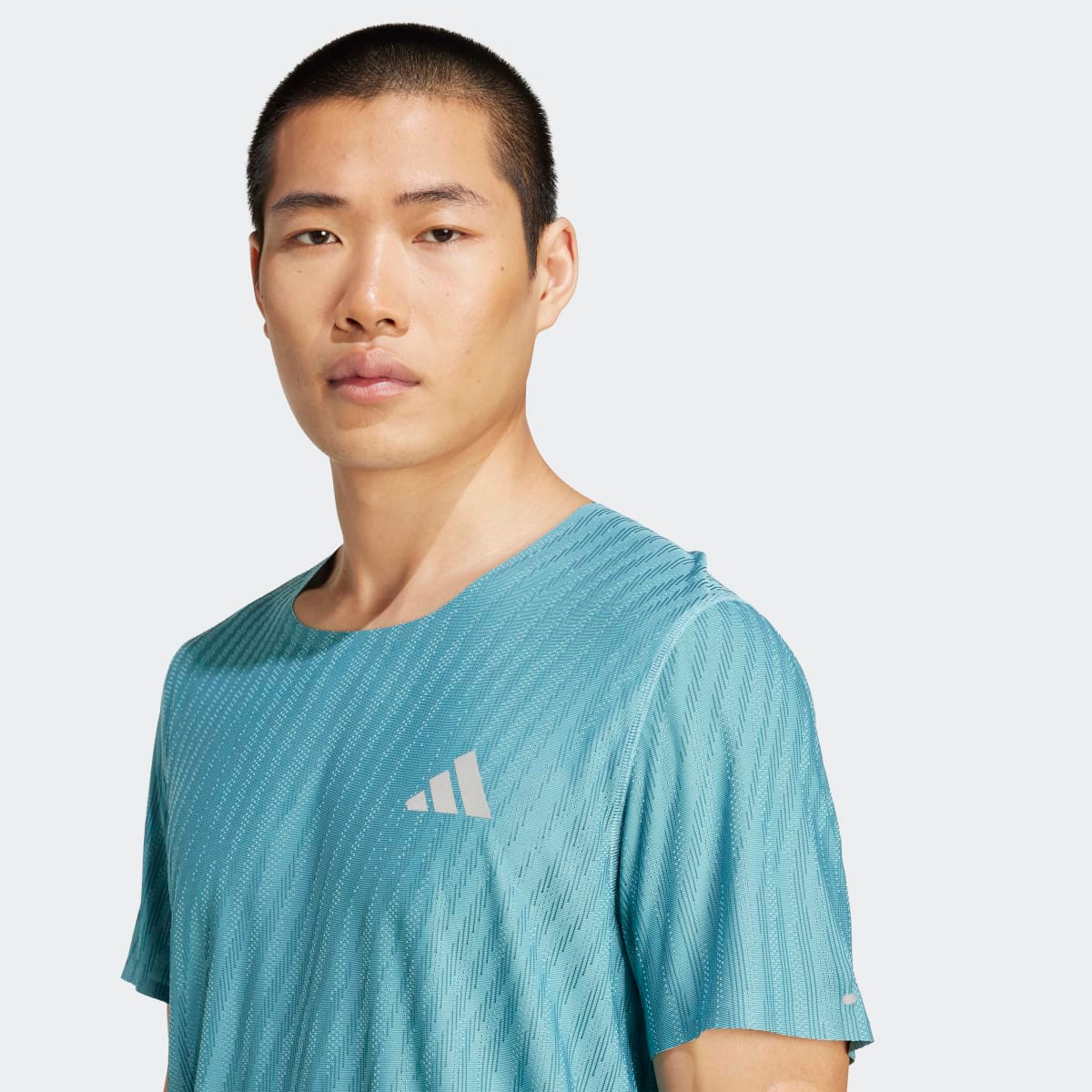 T-shirt de Homem Adi365 Running Climacool+ Turquesa-4