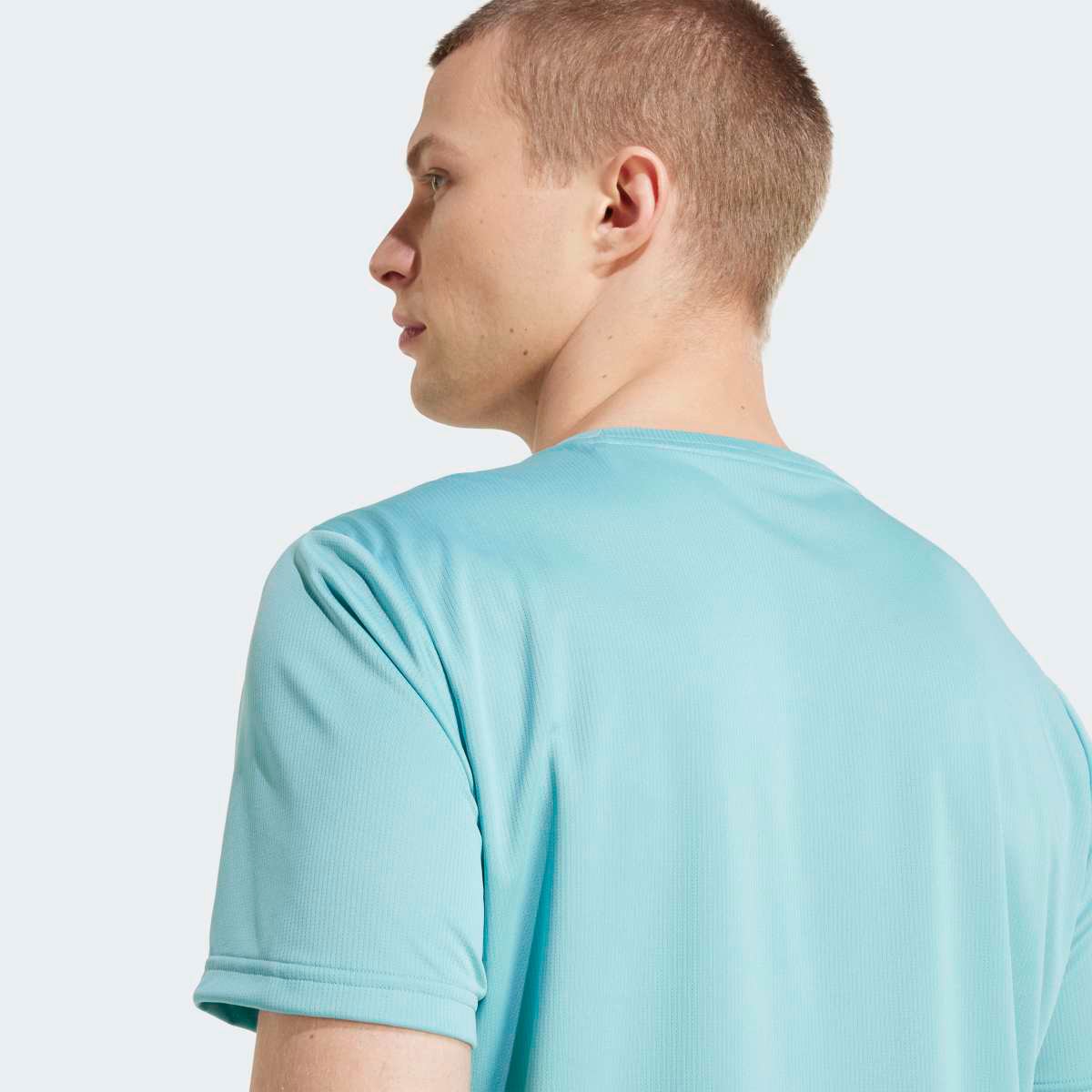 T-shirt de homem Run It adidas Turquesa-3