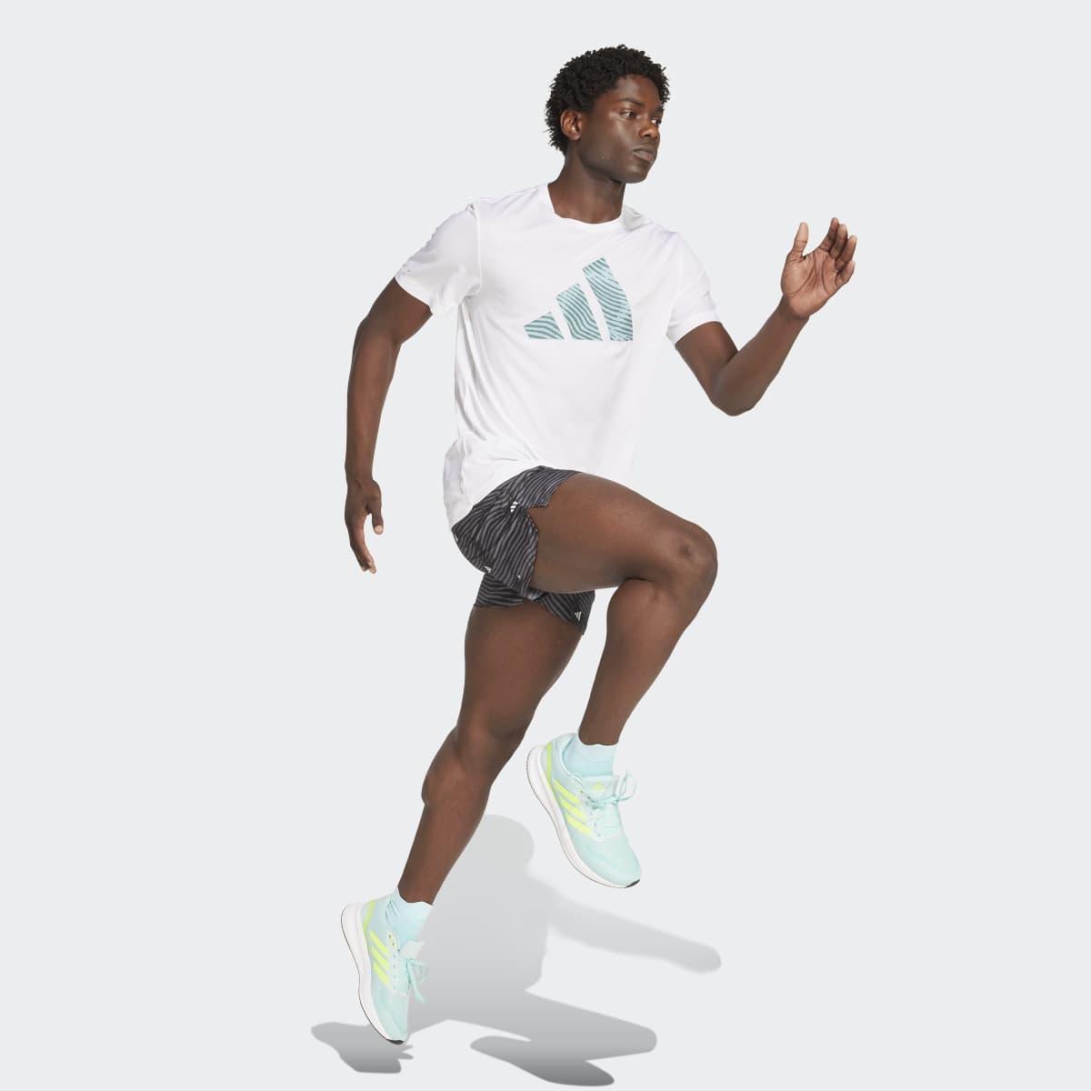 T-shirt de Homem Adi365 Running Essentials Brand Love Branco-3