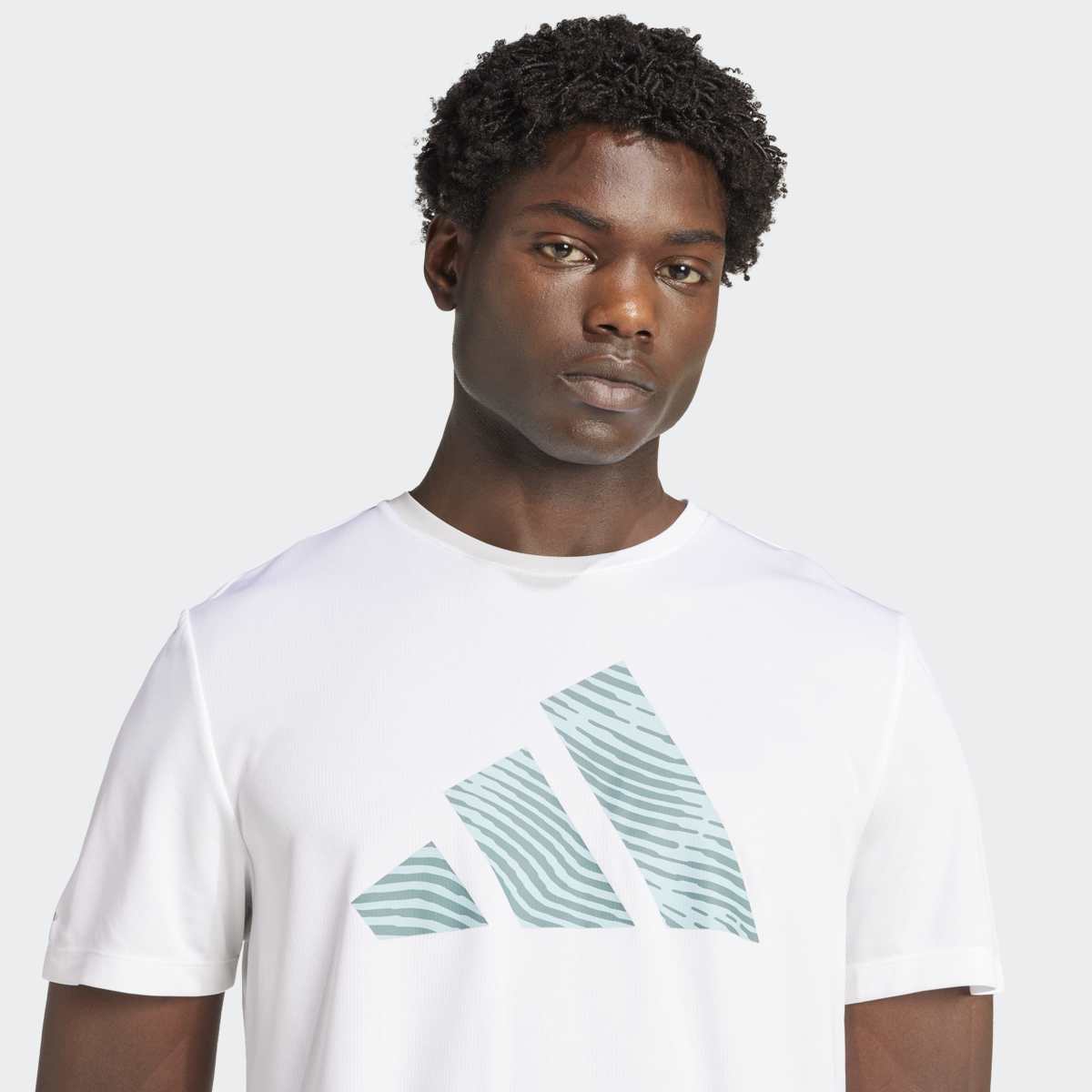 T-shirt de Homem Adi365 Running Essentials Brand Love Branco-5