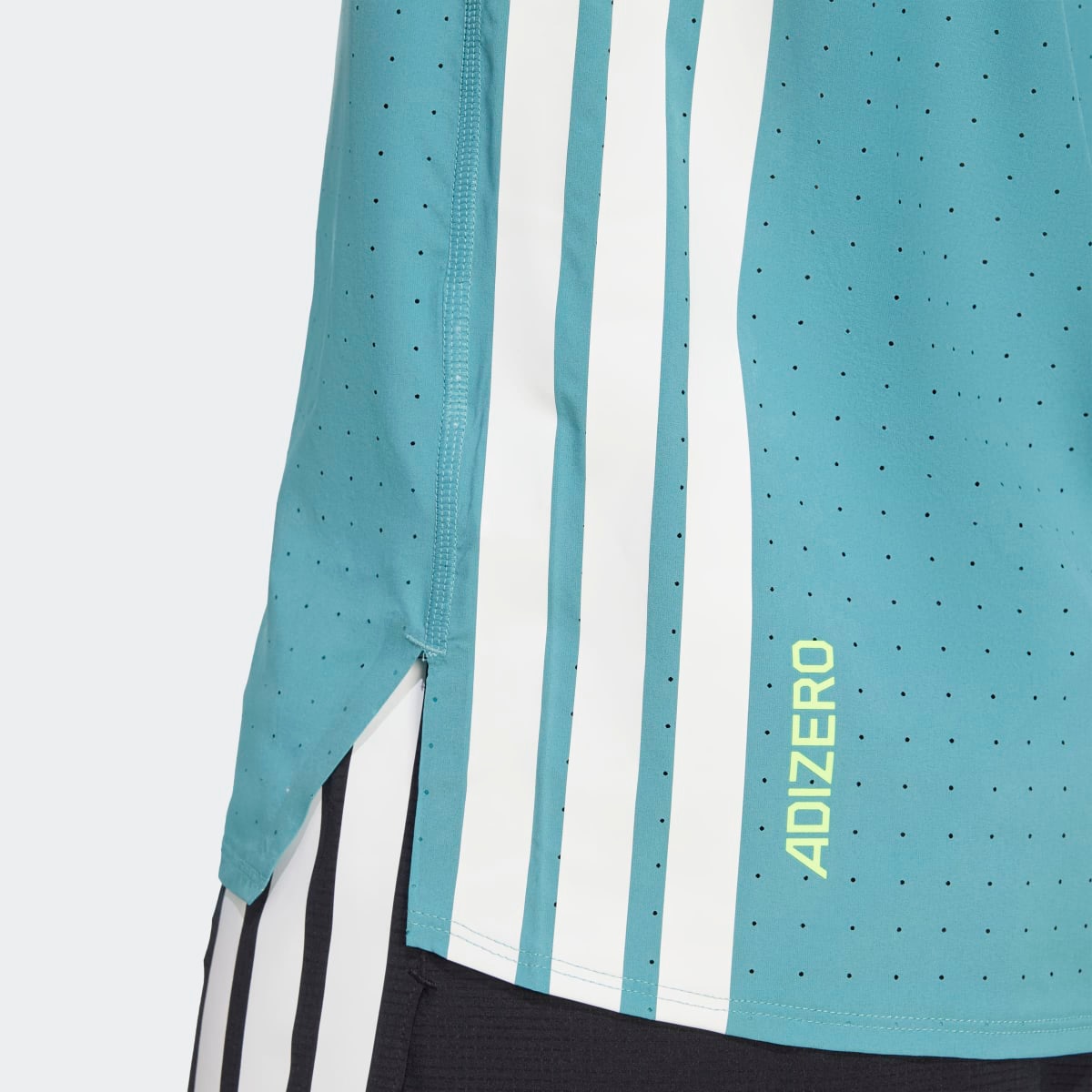 T-shirt de homem Adizero Adidas Turquesa-3