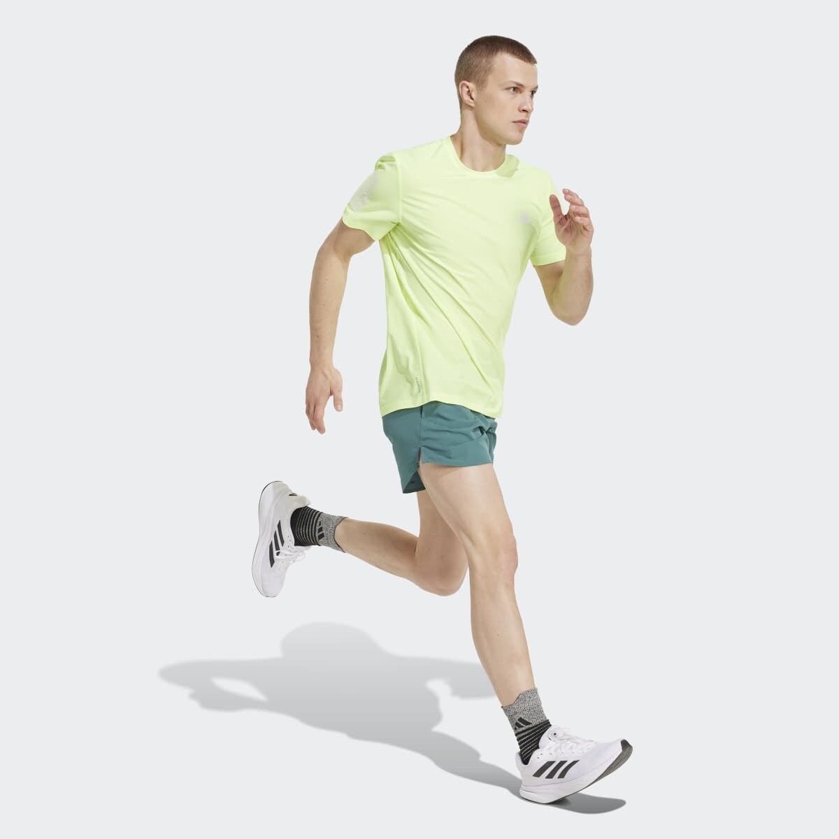 T-shirt de homem Own the Run adidas Amarelo-3