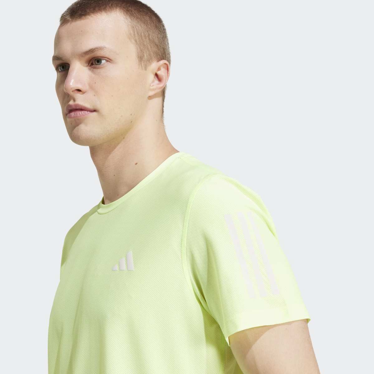 T-shirt de homem Own the Run adidas Amarelo-4