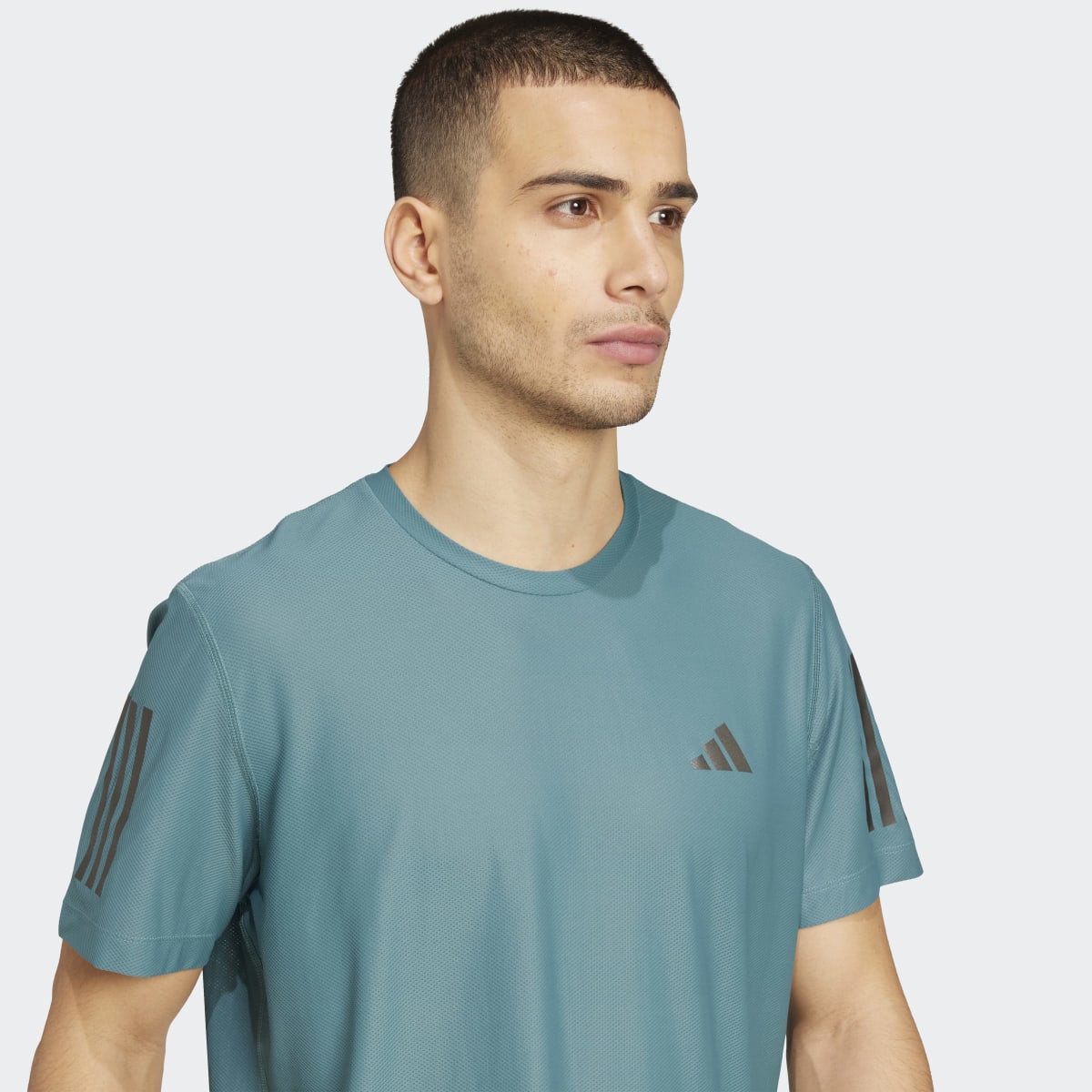 T-shirt de homem Own the Run adidas Verde-5