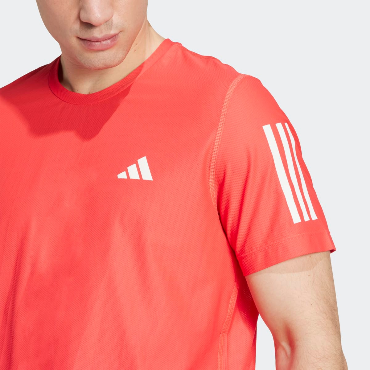 T-shirt de homem Own the Run adidas Vermelho-4