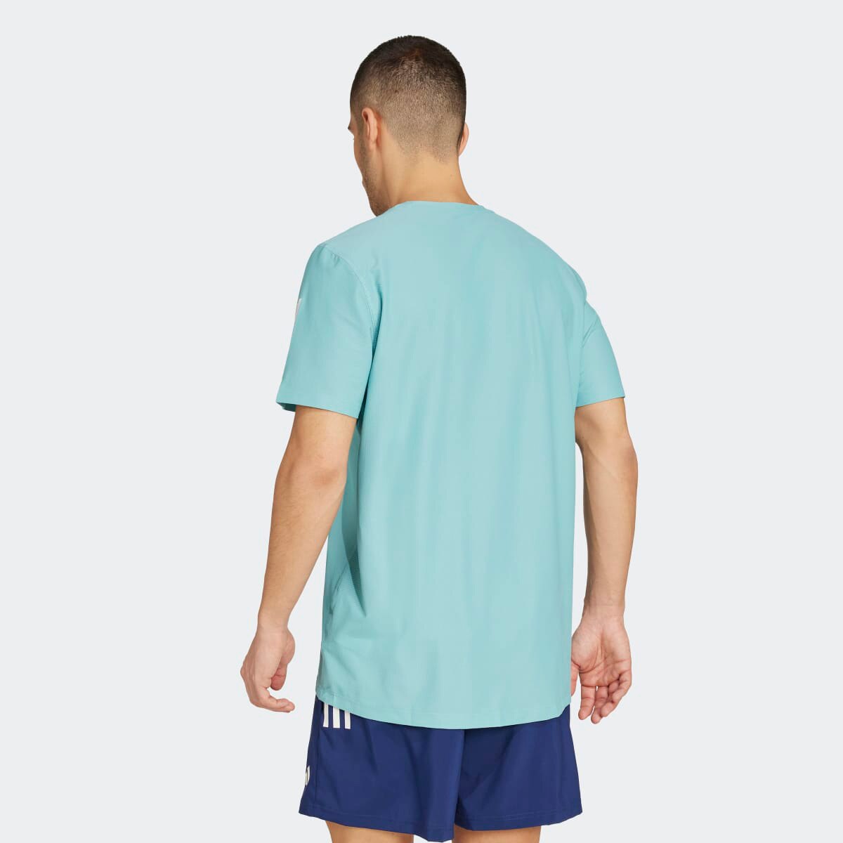 T-shirt de homem Own the Run adidas Turquesa-2
