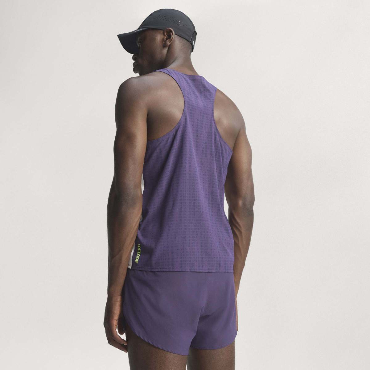 T-shirt de Homem Adizero Win Races Violeta-2