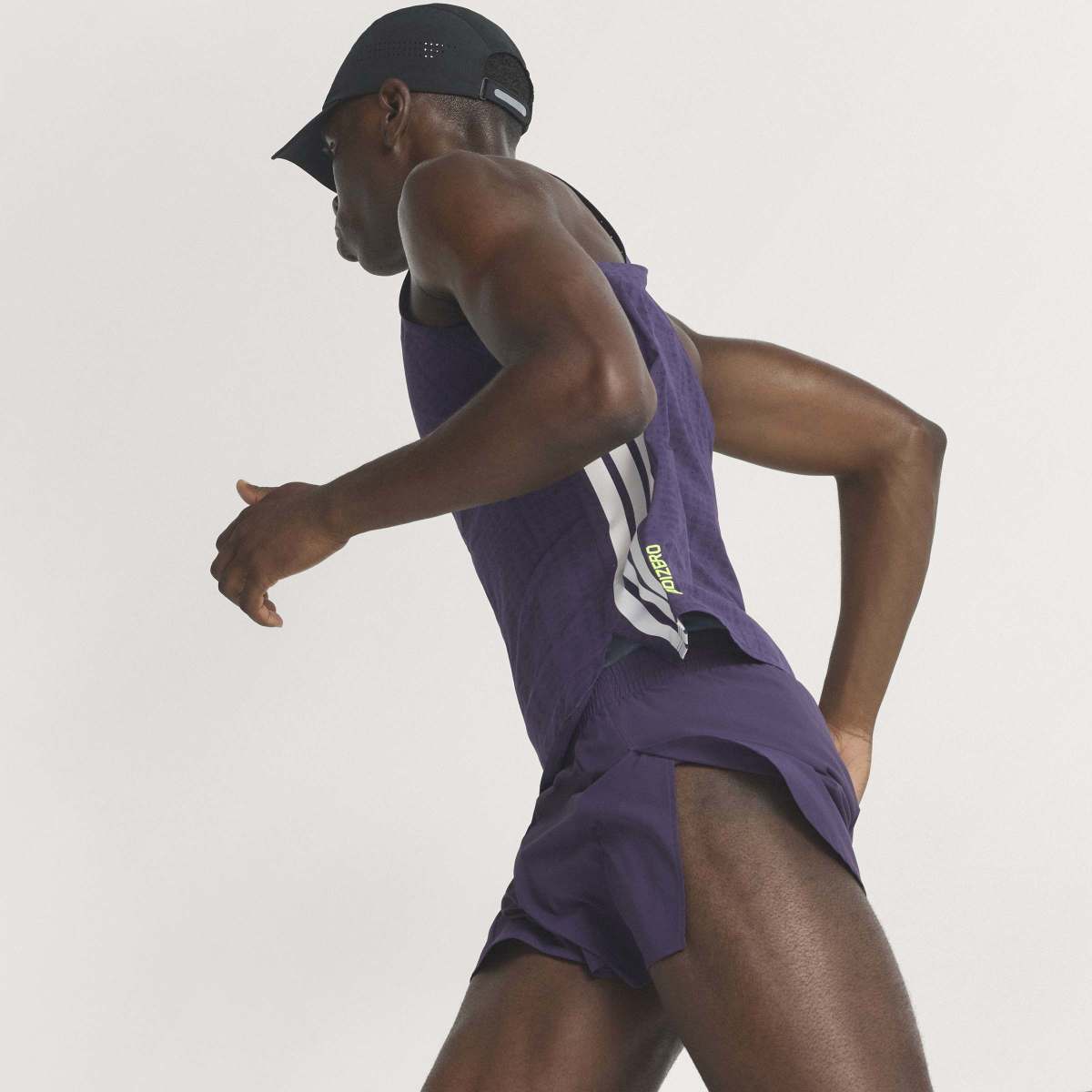 T-shirt de Homem Adizero Win Races Violeta-6