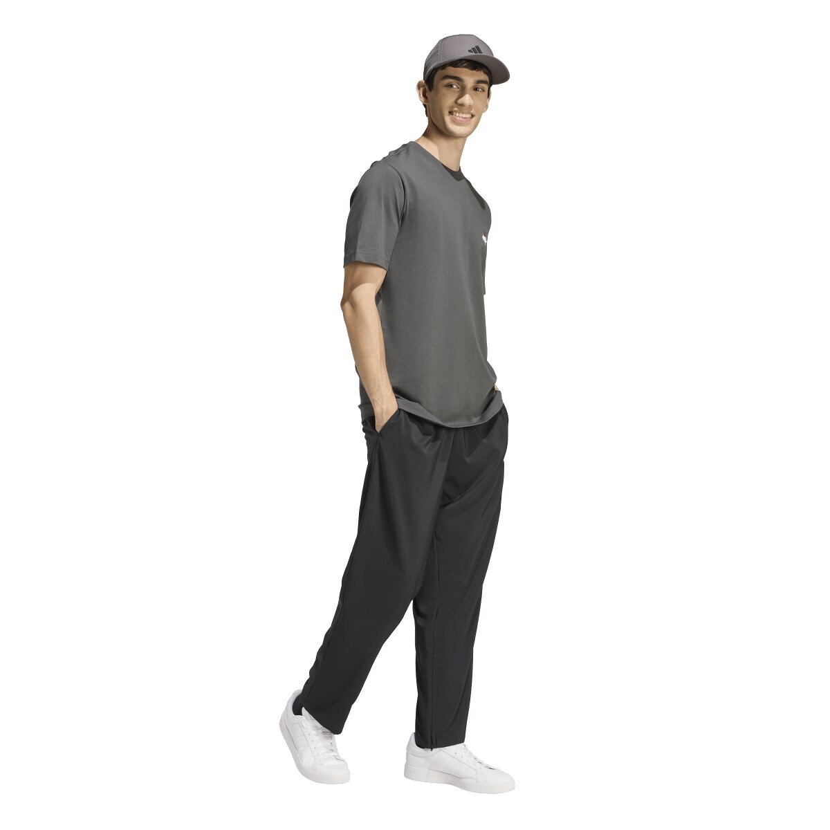 T-shirt de Homem Graphics Cinzento-4