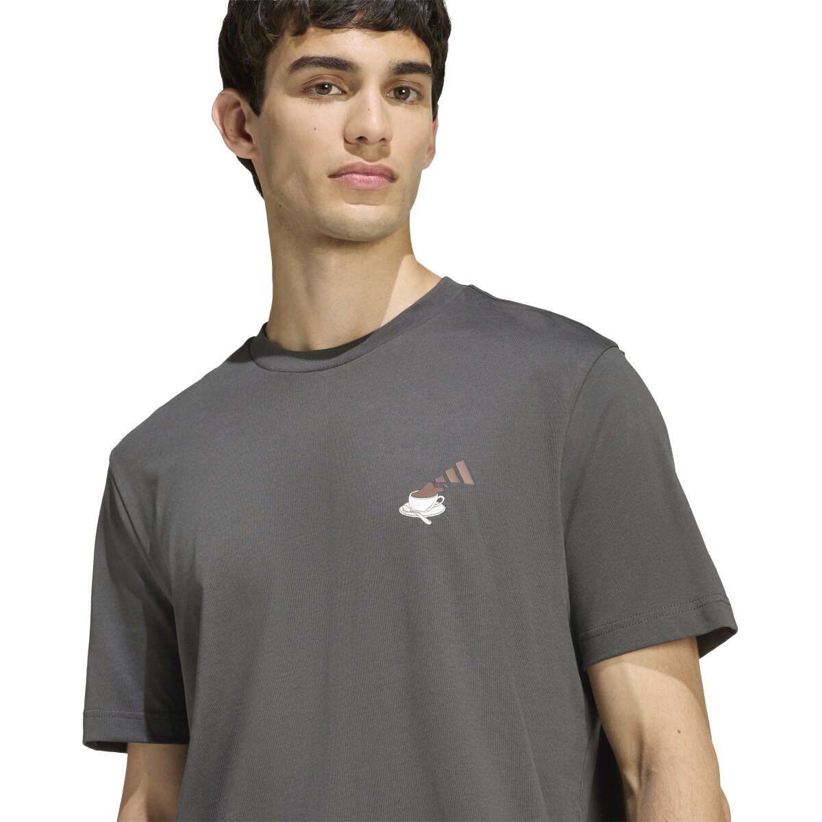 T-shirt de Homem Graphics Cinzento-5