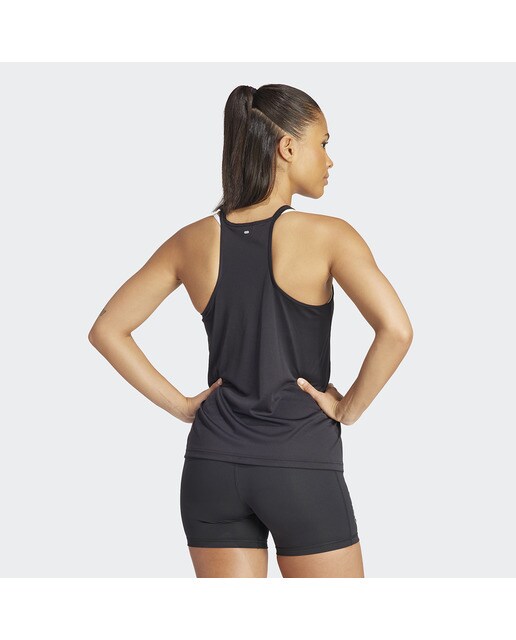 T-shirt de Mulher Run It Tank Preto-2