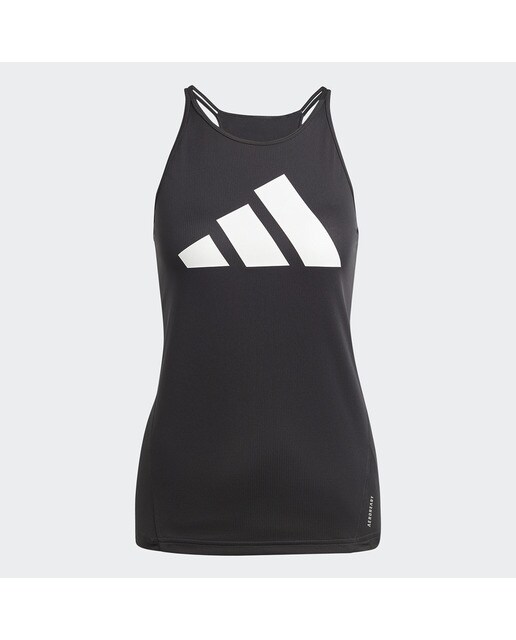 T-shirt de Mulher Run It Tank Preto-4