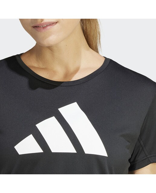 T-shirt de mulher Run It adidas Preto-3