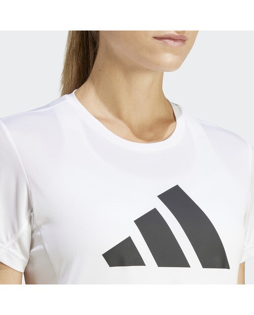 T-shirt de mulher Run It adidas Branco-4