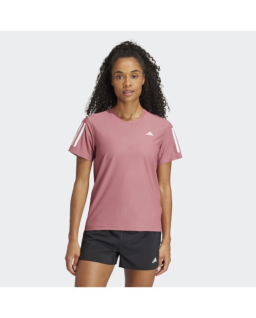 T-shirt de Mulher Own The Run Vermelho-1