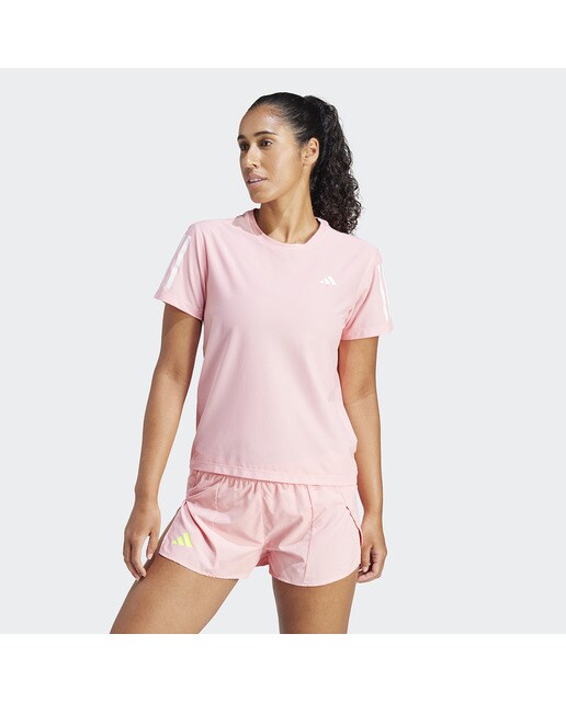 T-shirt de Mulher Own The Run Rosa-1