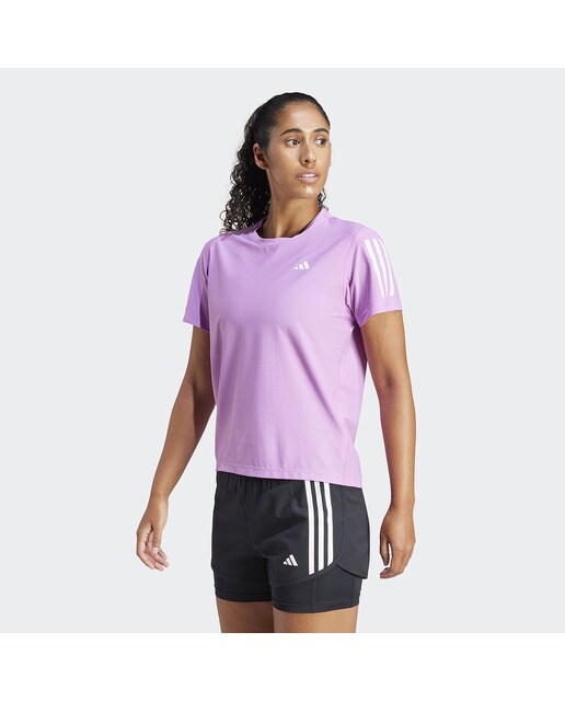 T-shirt de Mulher Own The Run Violeta-1