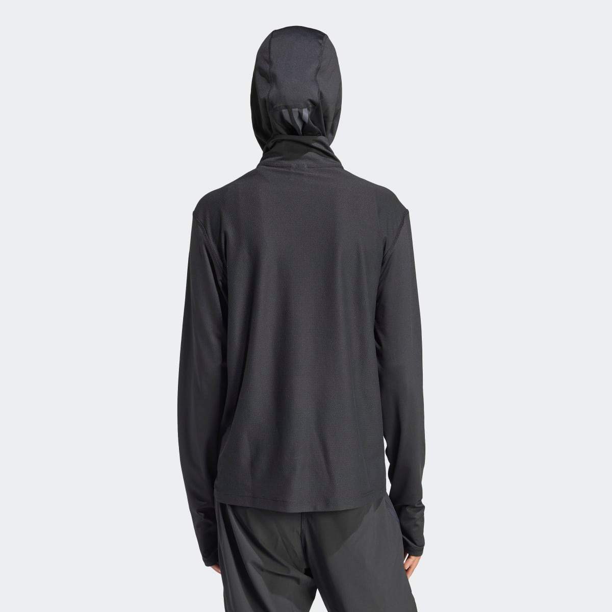 Sweatshirt de Mulher Own the Run Half-Zip Preto-2