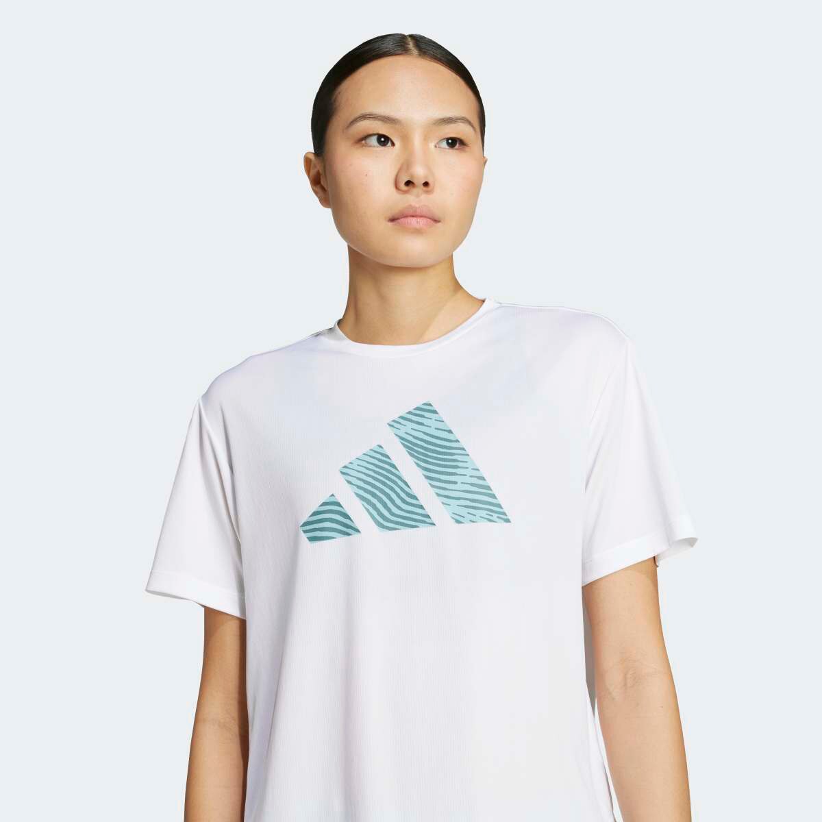 T-shirt de Mulher Adi365 Running Essentials Brand Love Branco-4