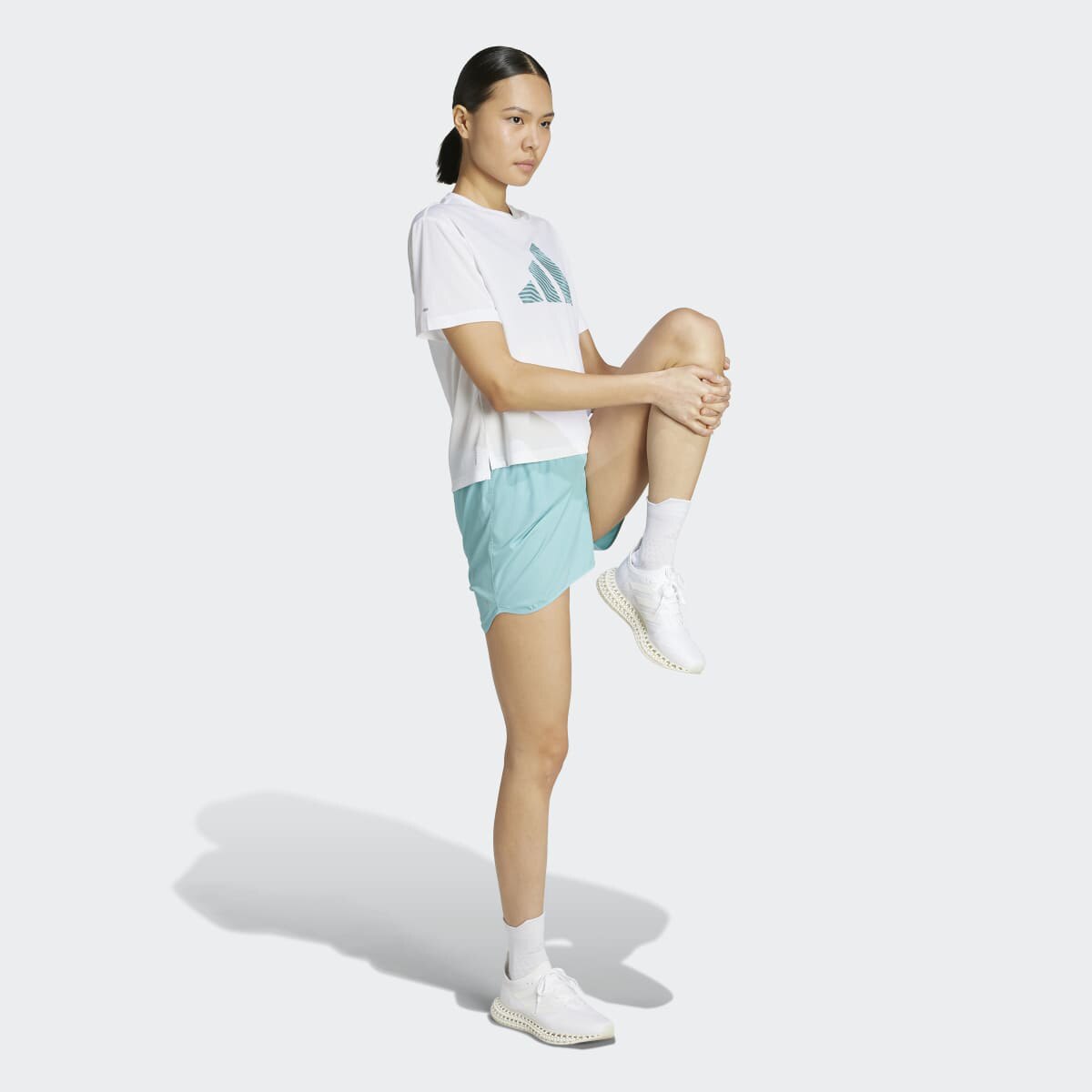 T-shirt de Mulher Adi365 Running Essentials Brand Love Branco-5