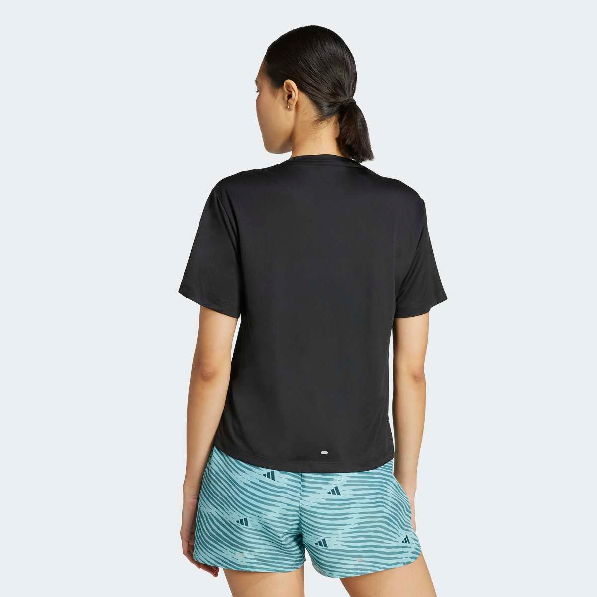 T-shirt de Mulher Adi365 Running Essentials Brand Love Preto-2