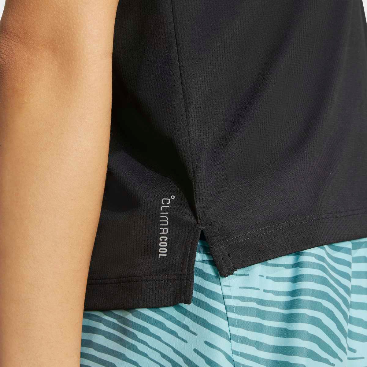 T-shirt de Mulher Adi365 Running Essentials Brand Love Preto-3