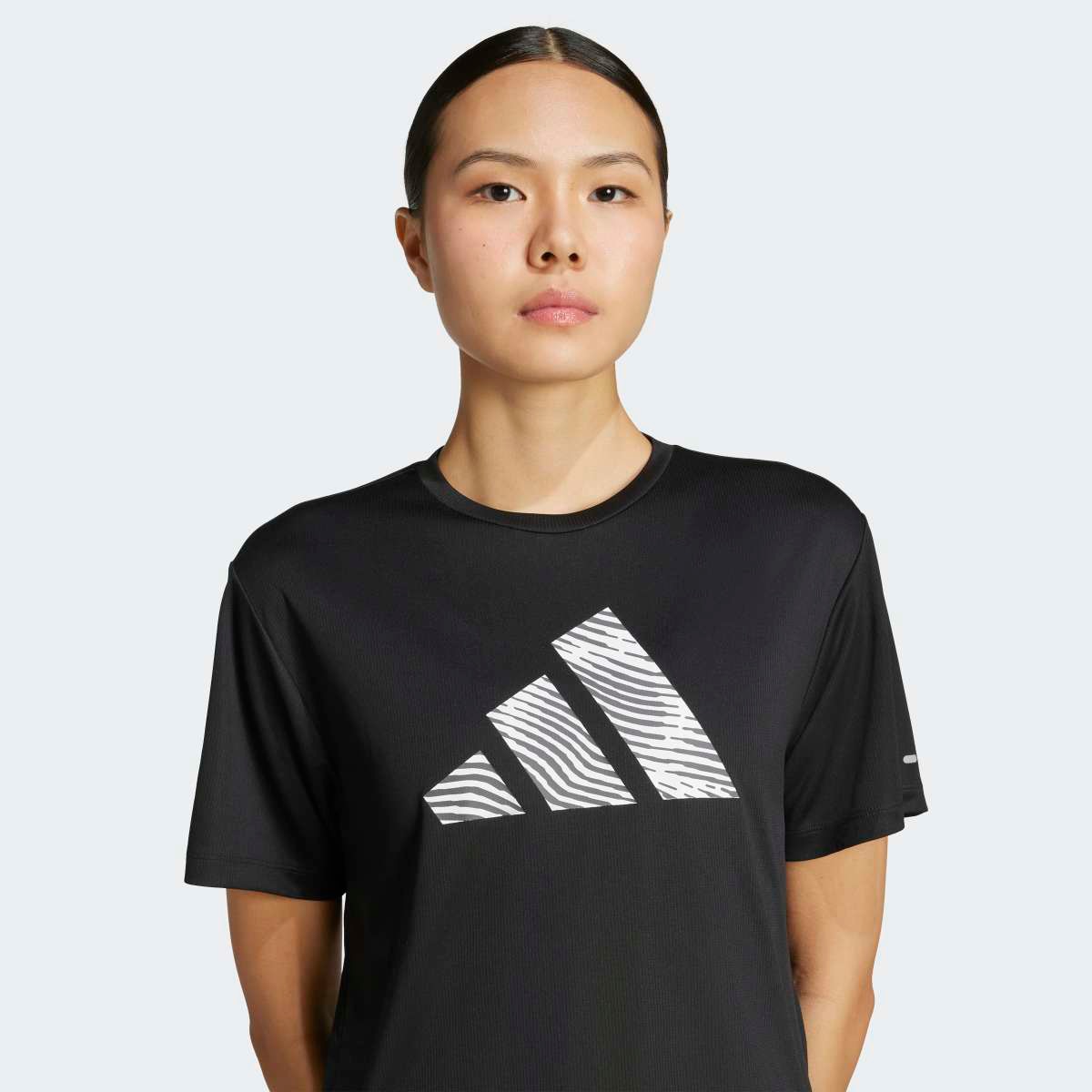 T-shirt de Mulher Adi365 Running Essentials Brand Love Preto-4