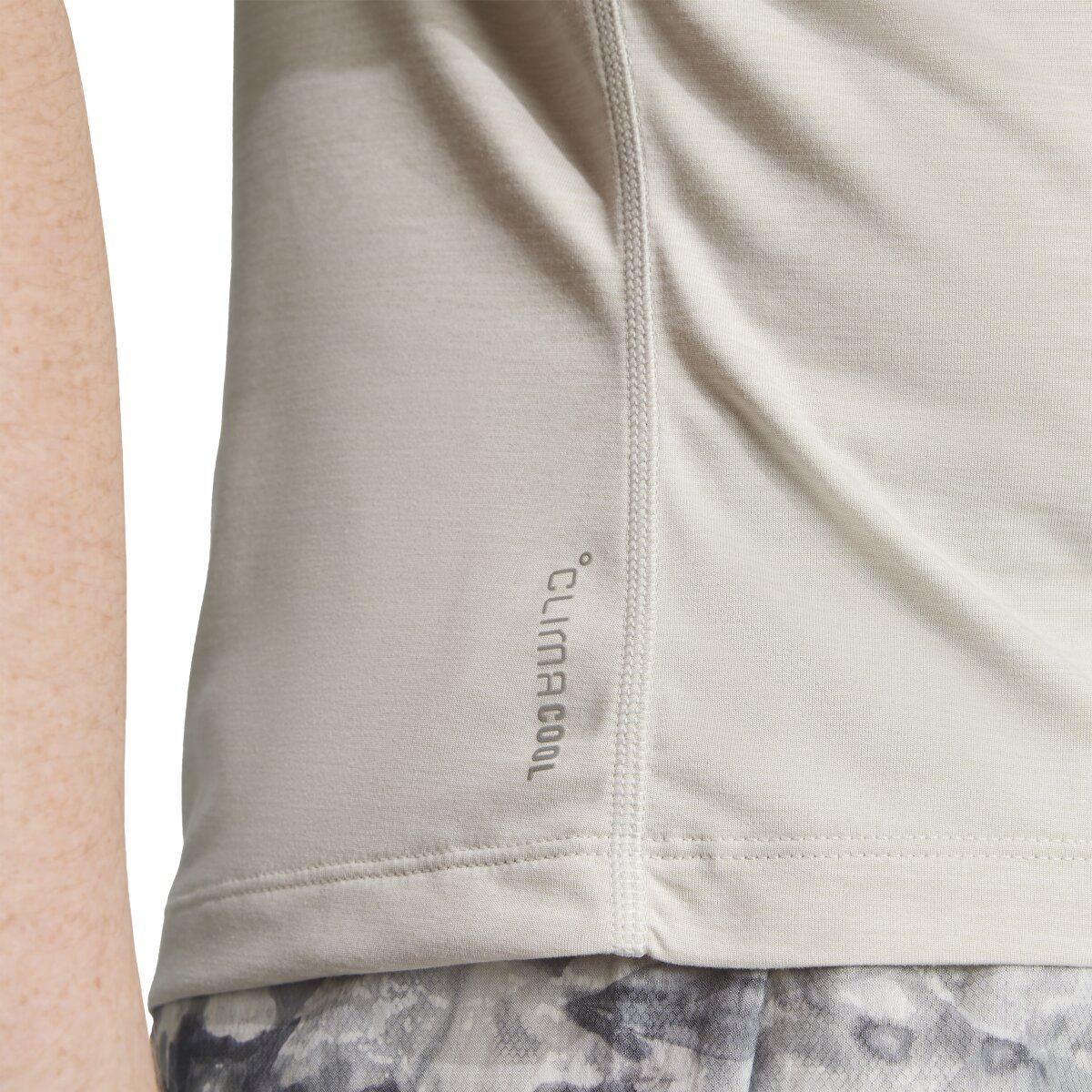 T-shirt de Mulher Own the Run Melange Cinzento-5