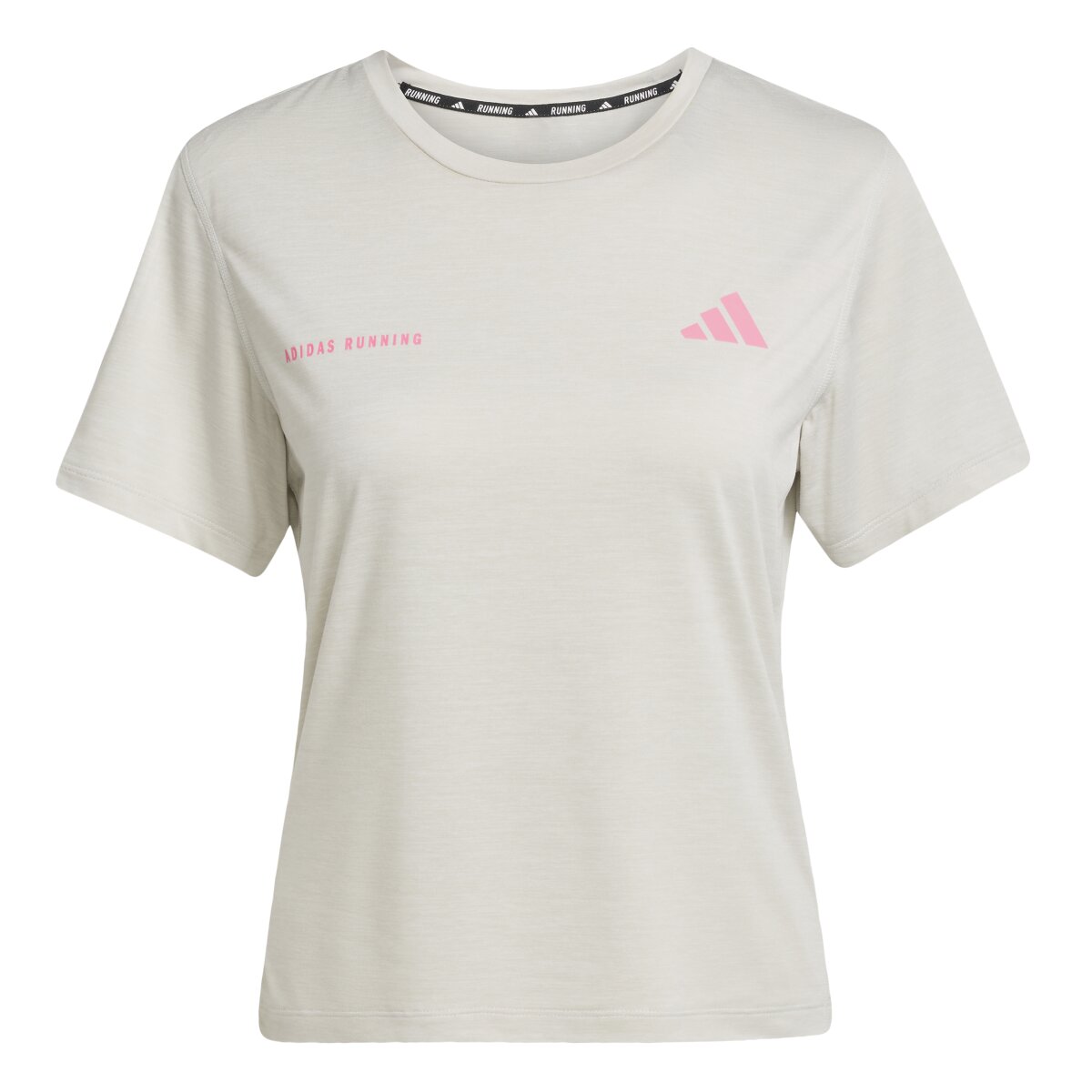 T-shirt de Mulher Own the Run Melange Cinzento-6