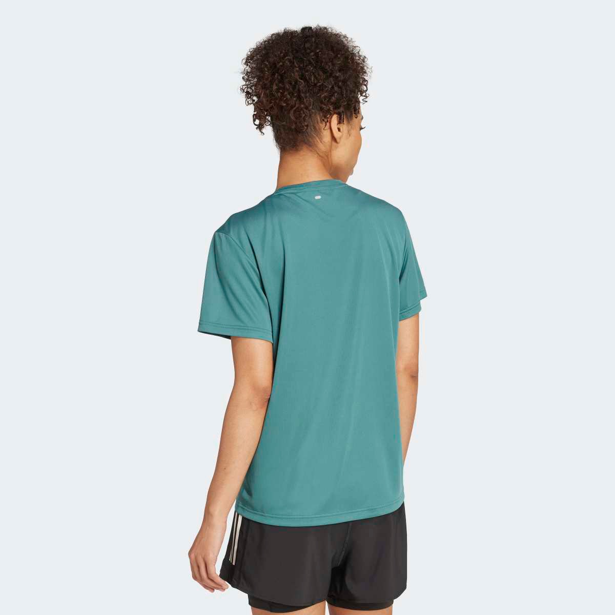 T-shirt de mulher Run It adidas Verde-2