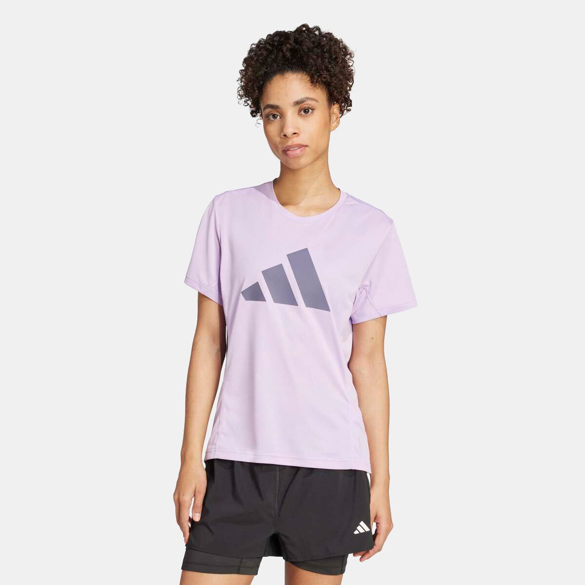 T-shirt de mulher Run It adidas Violeta-3