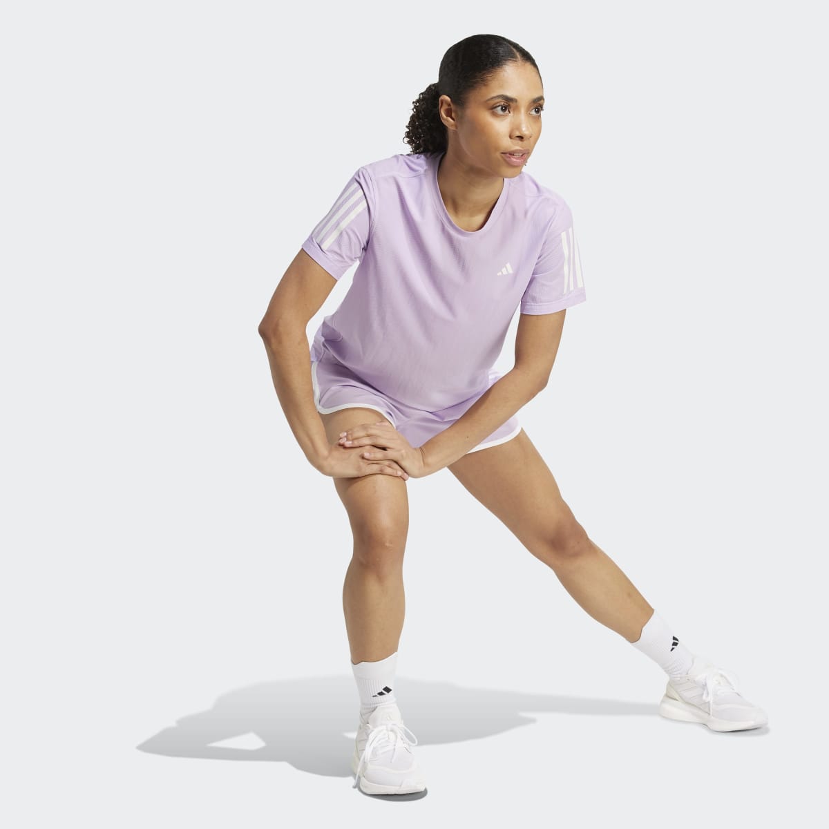 T-shirt de Mulher Own The Run Violeta-3